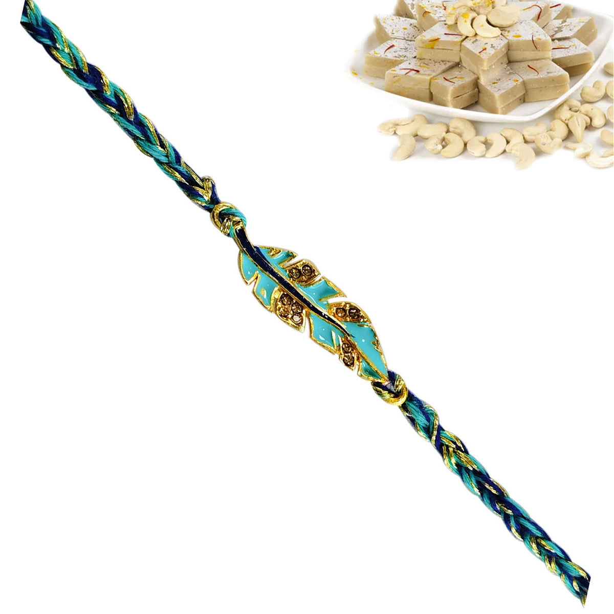 Single Rakhi - Ganesha and Shivling Rakhi